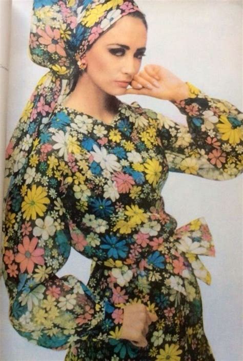 1960 flower power fashion|More.